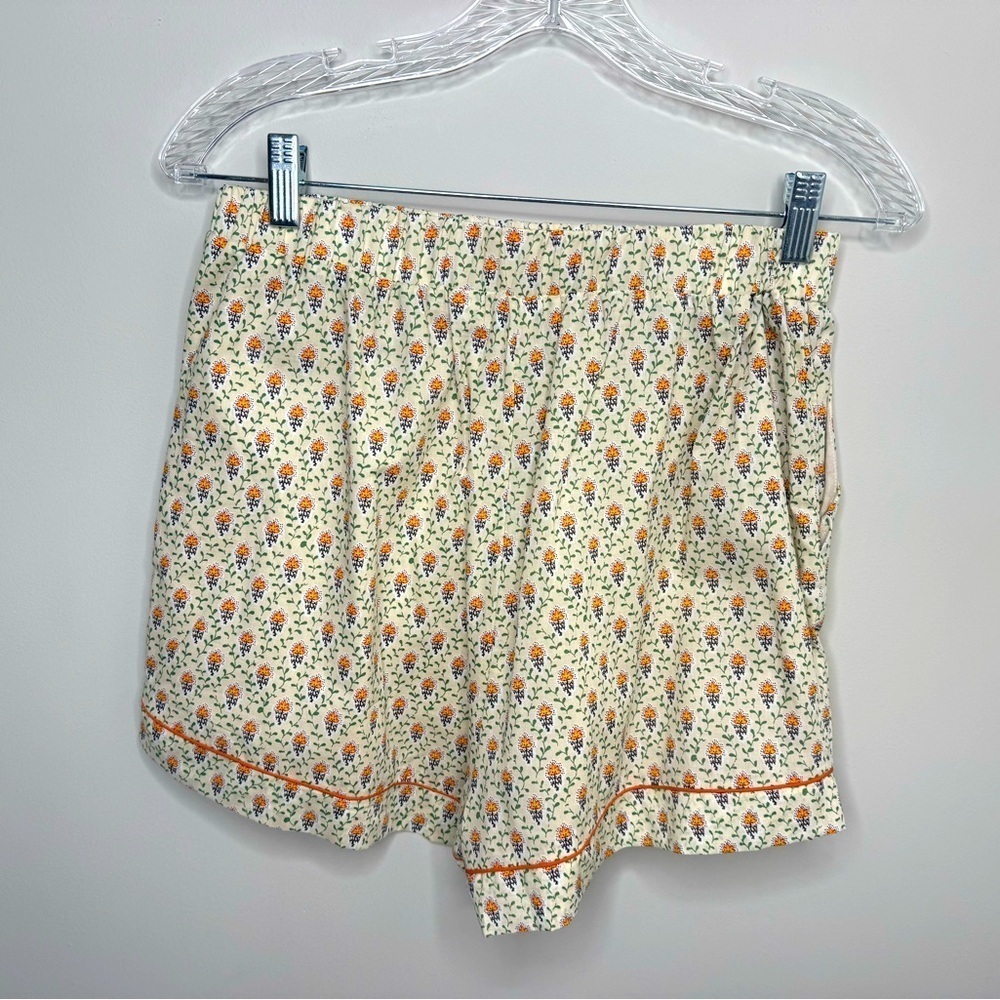 Kourt two- piece Crop Top Blouse Short Set -Size Medium floral - Picture 5 of 13